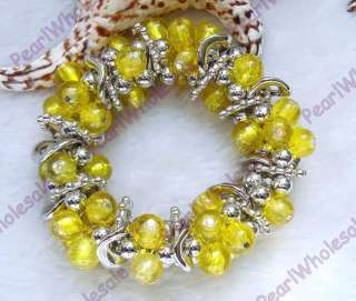 WOW 6X Mix handwork Lampwork Glass bracelet P&P FREE  