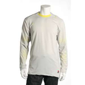  Nike Team Solid Gray & Yellow Jersey
