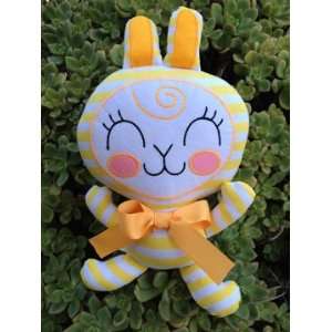    Lemon Drop Yellow Easter Bunny Designer Plush Rabbit Toys & Games