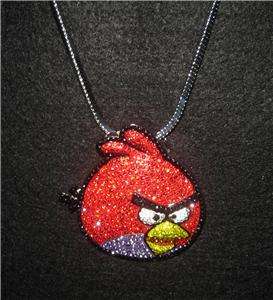 ICED OUT ANGRY BIRDS PIECE PENDANT CHAIN HIP HOP  