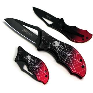 Metalic Spider Pocket Knife   5 inches compact  