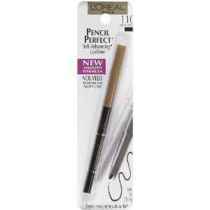   oreal Pencil Perfect Self advancing Eyeliner, Ebony 110, 2 Ea Beauty