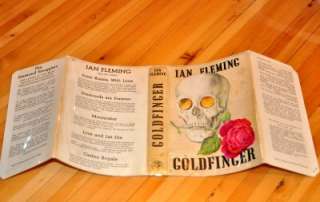 GOLDFINGER~IAN FLEMING~1ST/1ST UK EDITION~W. ORIGINAL UNCLIPPED DUST 