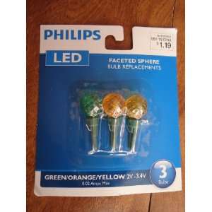   Christmas light bulbs   Green, Orange & Yellow 2V   3.4V .02 Amps Max