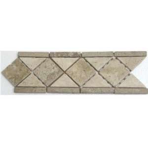  4x12 Travertine Mosaic Border Travertine Stone CHD 002 (5 