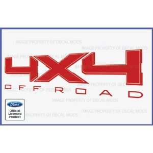  Ford F150 4x4 Off Road Decals Stickers Red  CR (2009 2012 