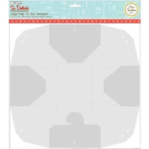    So Delish Large Chinese Take Out Box Template 4x4x4 Electronics