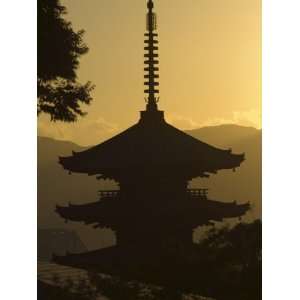 Yasaka No to Pagoda, Higashiyama, Eastern Hills, Sunset, Kyoto, Japan 