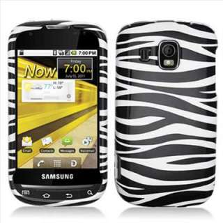 Zebra Hard Case Cover for Boost Mobile Samsung Transform Ultra 