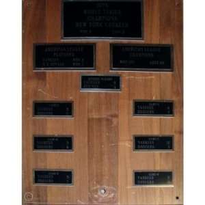 Yankees 1978 World Champions 12x15 Plaque From The Old Yankee Stadium 