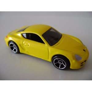  Hot Wheels Yellow Porsche Cayman 187 Scale in Collectors 