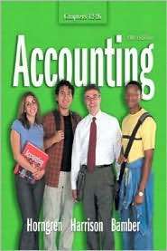 Accouting (Chapters 12   26), (0131436309), C. Horngren, Textbooks 