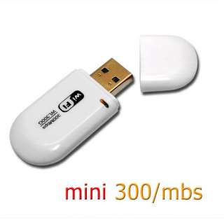 USB Wireless N Network Adapter RTL8191SU 300M WiFi WL300G New  