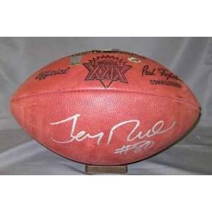 Jerry Rice Signed Super Bowl XXIX Football  Sports 