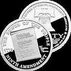 100 OZ .999 PROOFSILVER  9th AMENDMENT BILL OF RIGHTS TRUST ROUNDS