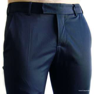 Raf Simons BN Mens Navy Blue Slim Fitting Trousers IT50  