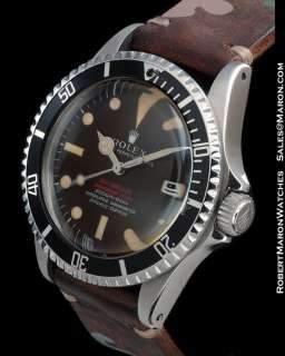 ROLEX SEA DWELLER 1665 DOUBLE RED PATENT PENDING  