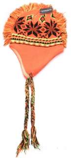 Mohawk Trapper Hat Ski Earflap Toboggan Knit Beanie   Assorted Styles 
