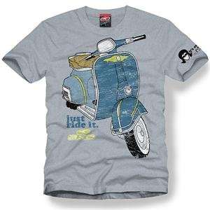  AXO Just Ride It T Shirt   X Large/Grey Automotive