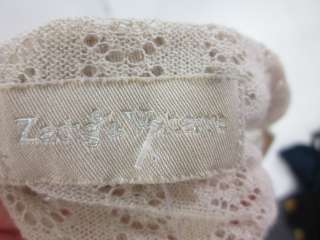 ZADIG & VOLTAIRE Beige Knit Long Sleeve Shirt Medium  