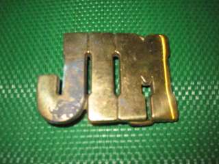 1970s JIM Name Vintage Buckle NOS  