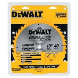 Dewalt Construction Miter/Table Saw Blades   DW3114 SEPTLS115DW3114