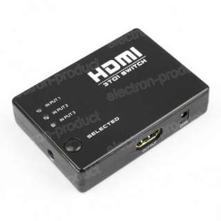 PORT HDMI mini Switch Switcher Selector BOX + remote  