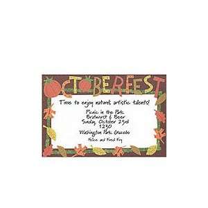  Octoberfest Informal Party Invitations Health & Personal 