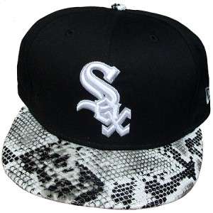   Sox snake skin SNAPBACK hat like Jay Z & Kanye OTIS video New Era