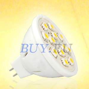 MR16 Warm White 12 SMD 5050 LED Light Bulb Lamp 12V  