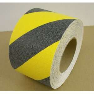  2 X 60 Foot Roll of Black and Yellow Adhesive Anti Slip 