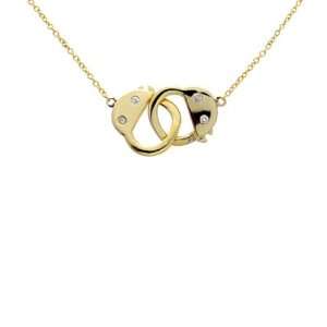  apop nyc 14k Gold Vermeil Handcuff Necklace Jewelry