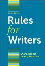 Rules for Writers, (1457605414), Diana Hacker, Textbooks   Barnes 