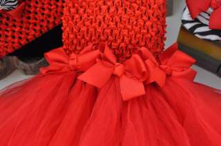  baby tutu dress matching shoes headband hair bow red newborn  12month