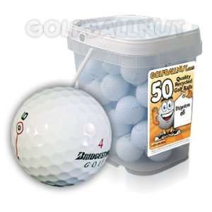  50 Ball Bucket Bridgestone e6 AAAA Used Golf Balls Sports 