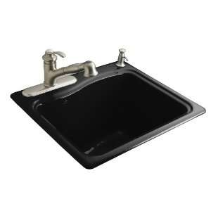 Kohler K 6657 3 7 River Falls Self Rimming Sink with Three Hole Faucet 