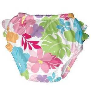  iPlay Swim Diaper Girls Tropical Floral Pattern (Small 10 