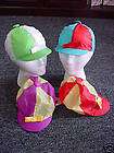 ONE DOZEN JOCKEY CAP SILK STYLE HATS   FREE SHIP  