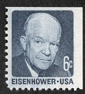US 1393A MNH Booklet Single Shiny Gum Eisenhower  