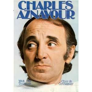  Charles Aznavour   Welt Tournee 1976   CONCERT   POSTER 