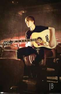   Justin Bieber   Guitar Poster by Trends