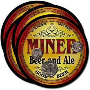  Miner, MO Beer & Ale Coasters   4pk 