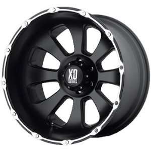 XD XD799 20x9 Black Wheel / Rim 5x150 with a  12mm Offset and a 110.50 