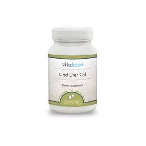 Vitabase Cod Liver Oil Fish Oil Omega 3 Supplement 650 mg 100 Softgel 