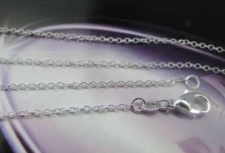 925 Sterling Silver Plated Diamond Cut Necklace JN155  