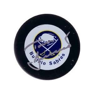  Tom Barrasso Autographed Puck