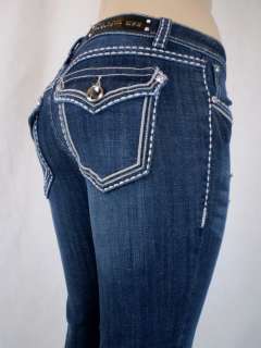   Idol Bootcut Jeans Embroidery Crystal Crown Stretch.17,19, 21  