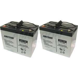  Amstron AP12 75D Deep Cycle Batteries (2 Pk) Electronics