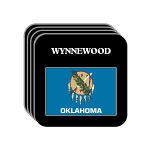  US State Flag   WYNNEWOOD, Oklahoma (OK) Set of 4 Mini 