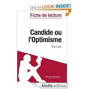 Candide ou lOptimisme de Voltaire (Fiche de lecture) (French Edition 